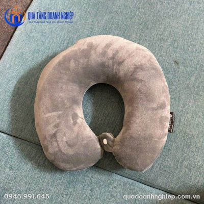 Gối Chữ U In Logo Màu Xám Quà Tặng Doanh Nghiệp