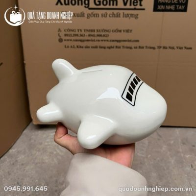 Heo Đất Hình Máy Bay In Logo Quà Tặng Doanh Nghiệp