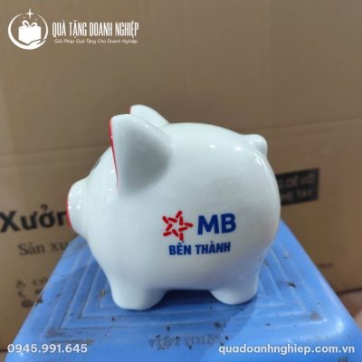 Heo Đất In Logo MB Bến Thành Quà Tặng Doanh Nghiệp