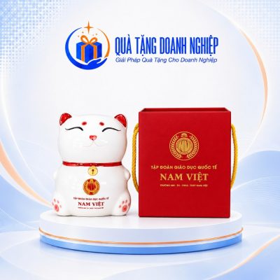 Heo Đất Mèo Thần Tài Quà Tặng Doanh Nghiệp In Logo