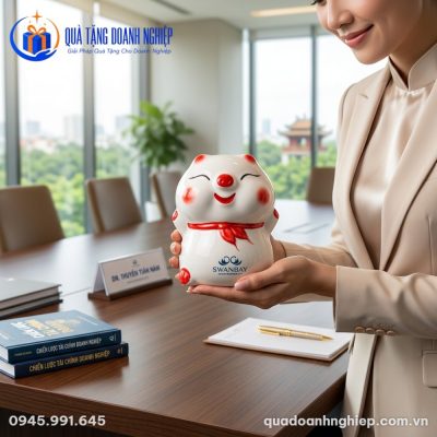 Heo Đất Quà Tặng Doanh Nghiệp In Logo Swanbay
