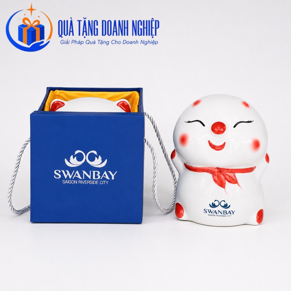 Heo đất quà tặng in logo