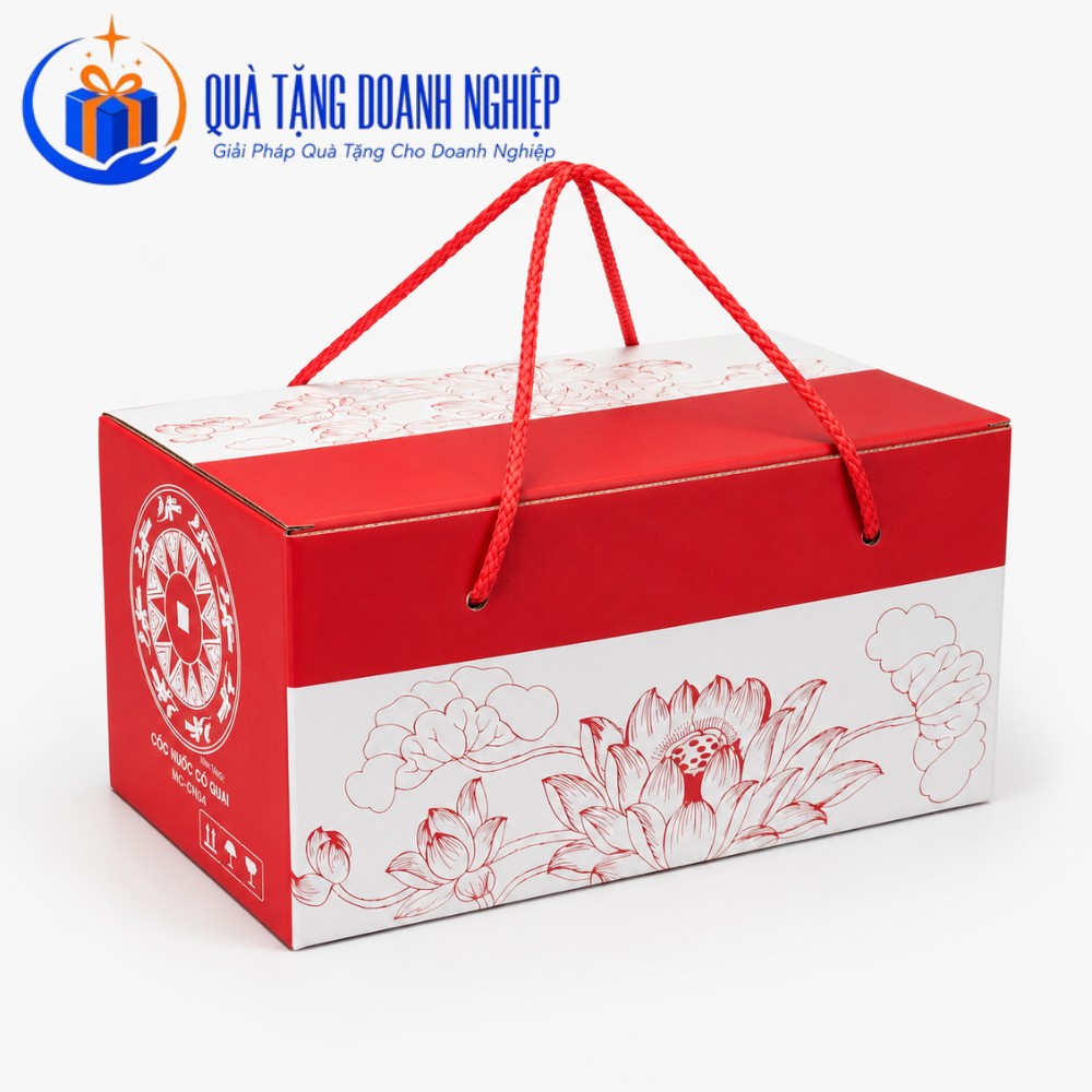 Hộp carton in hoa văn