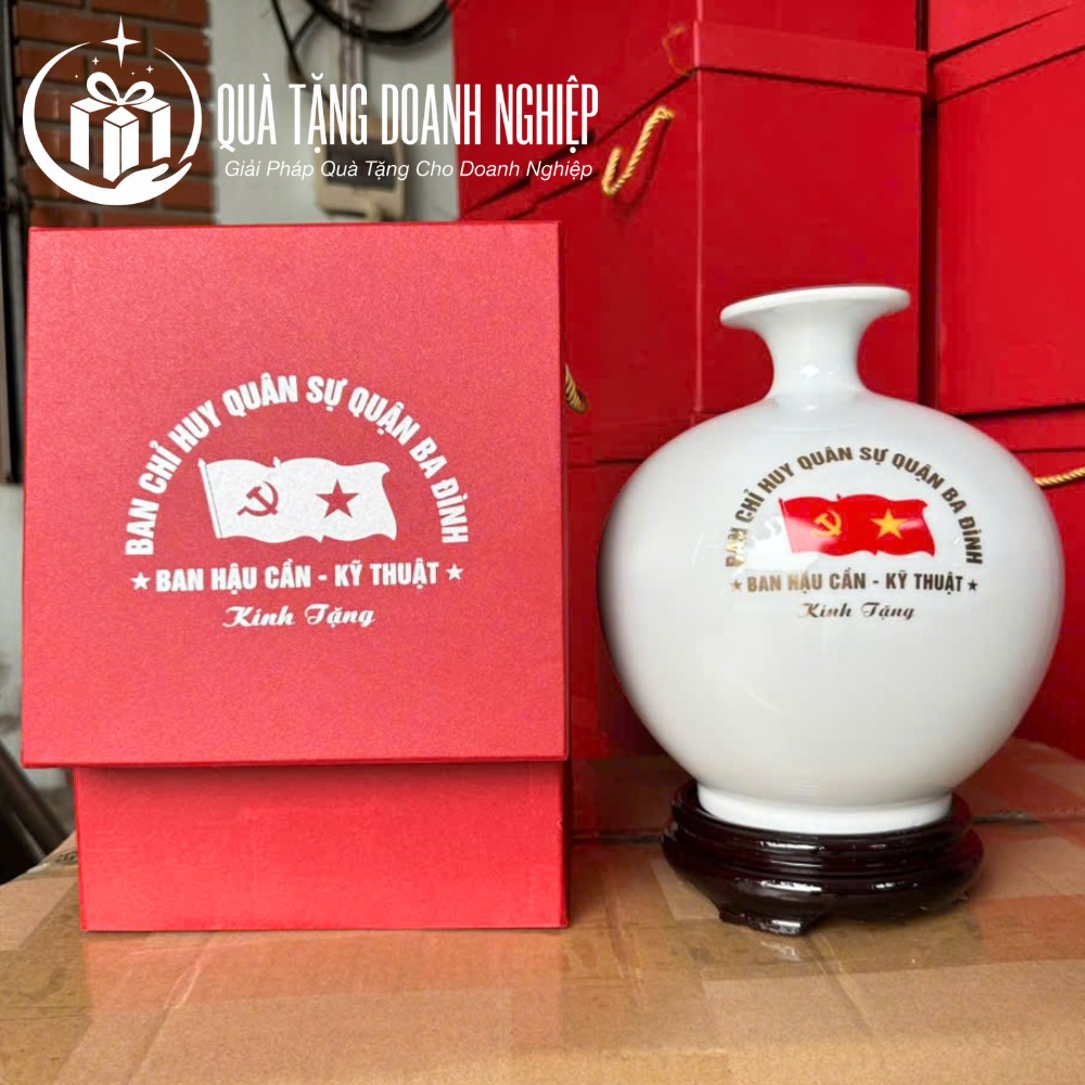 Bình hút lộc quà tặng in logo