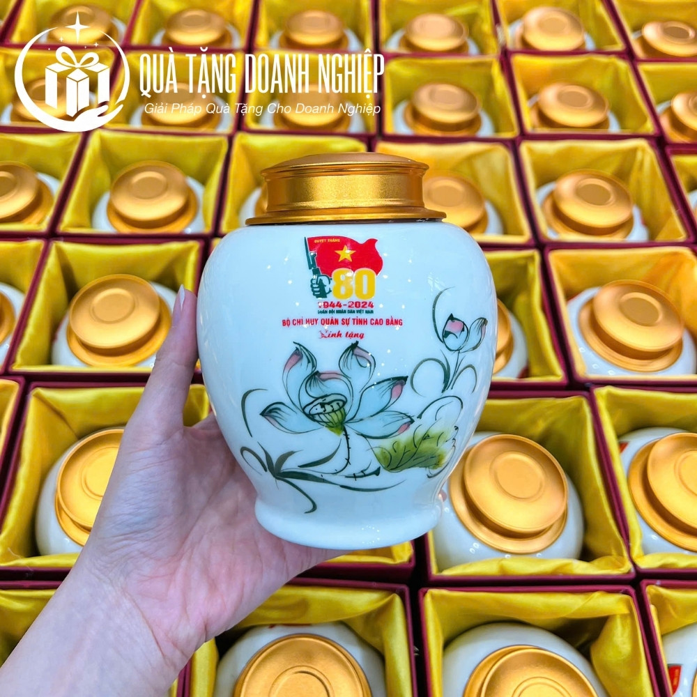 Hũ đựng trà quà tặng