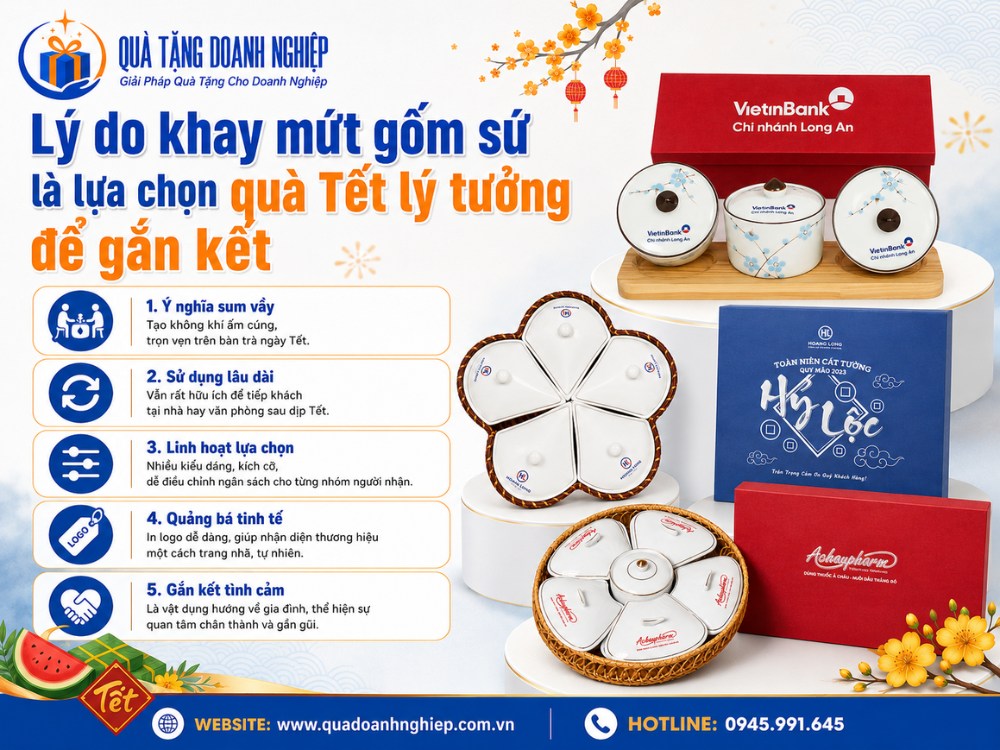Lý do khay mứt là món quà tặng tết ý nghĩa