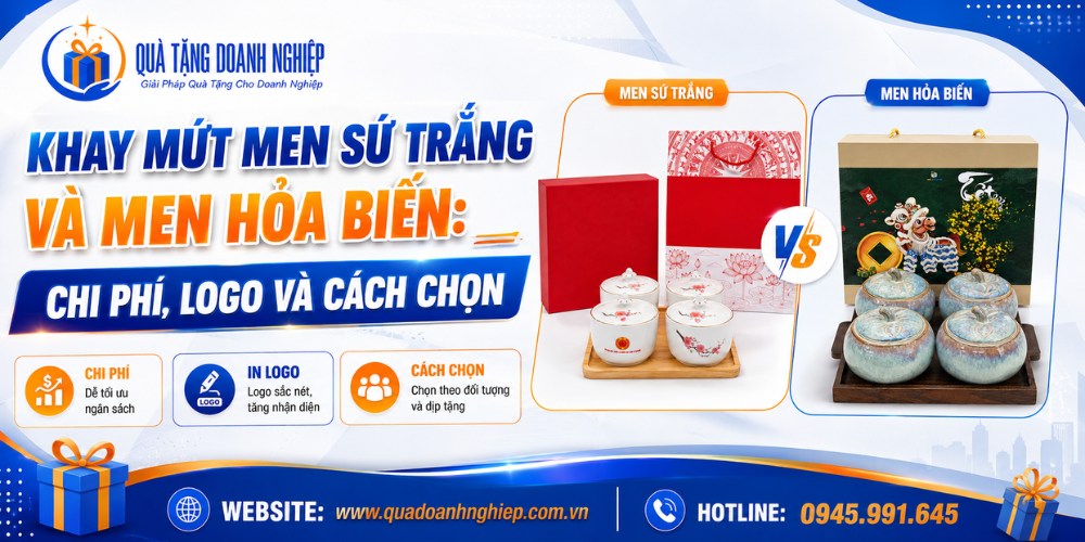 So sánh khay mứt men sứ và men hỏa biến