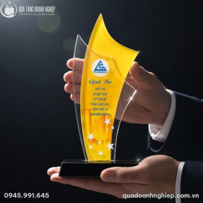 Cận cảnh chiếc kỷ niệm chương KNC-04 được nâng niu bằng hai tay thể hiện sự trân trọng