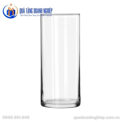 Lọ Hoa Thủy Tinh Trụ Tròn Quà Tặng Doanh Nghiệp In Logo