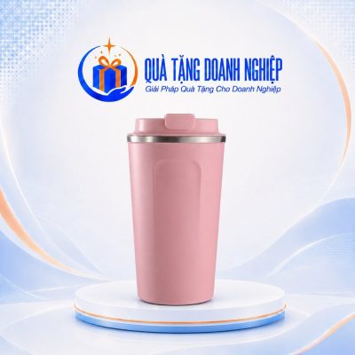 Ly giữ nhiệt 510ml manulife màu hồng in logo quà tặng LGNQT-03 - Ảnh đại diện