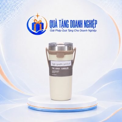 Ly giữ nhiệt có quai xách 710ml in logo quà tặng LGNQT-07 - Ảnh đại diện