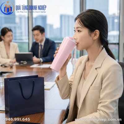 Sản phẩm đồng hành cùng nữ nhân sự trong các buổi thảo luận và ký kết hợp đồng