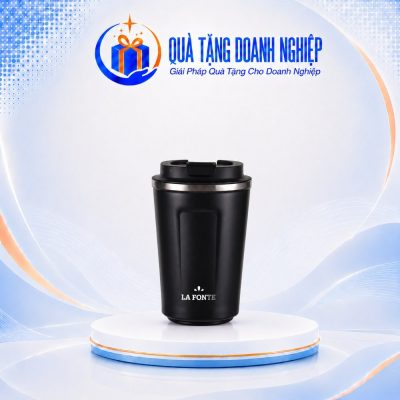 Ly giữ nhiệt màu đen lá 510ml in logo quà tặng LGNQT-18 - Ảnh đại diện