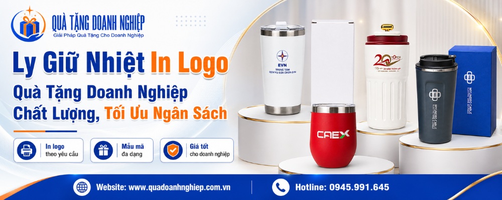 Cốc giữ nhiệt in logo quà tặng