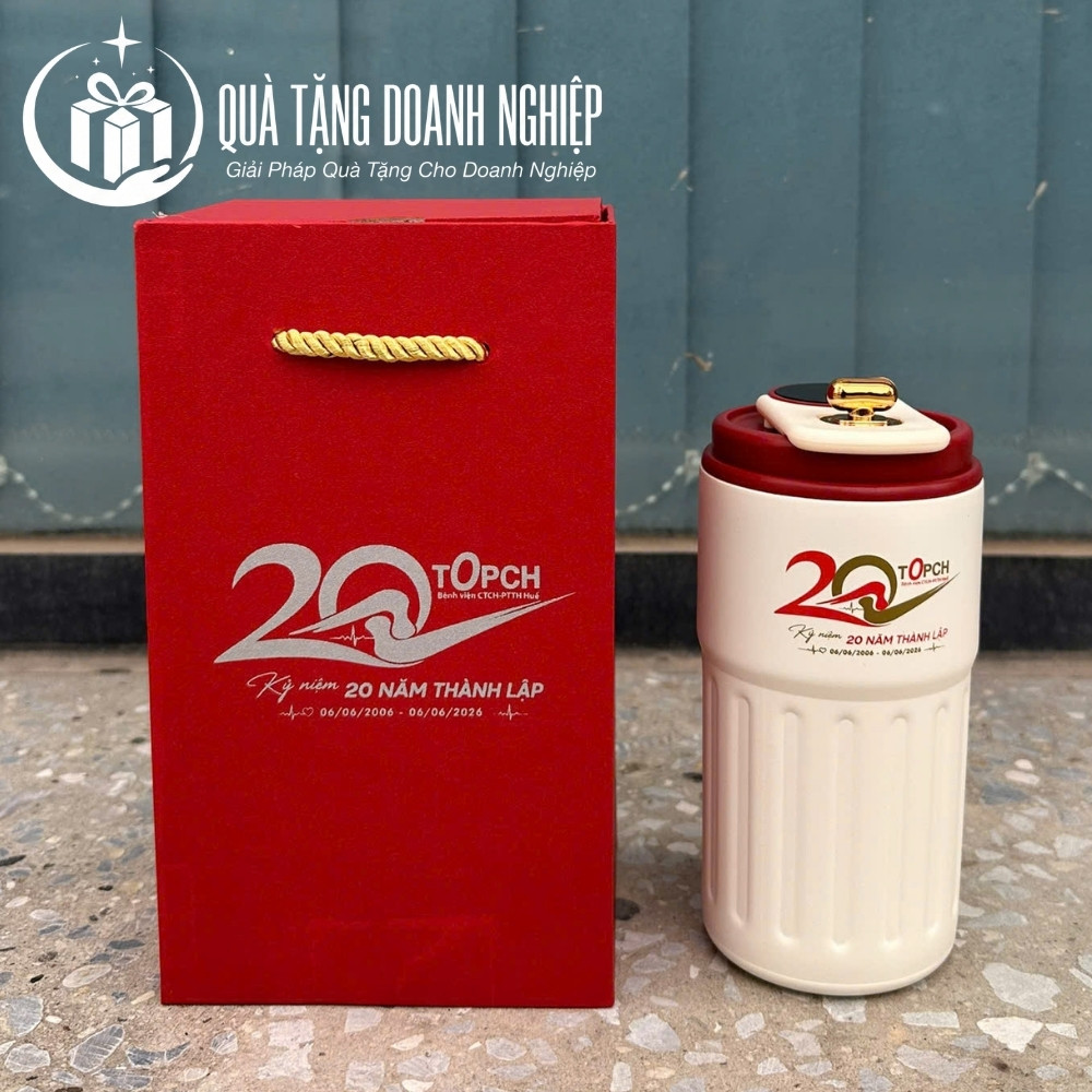 Ly giữ nhiệt in logo quà tặng 