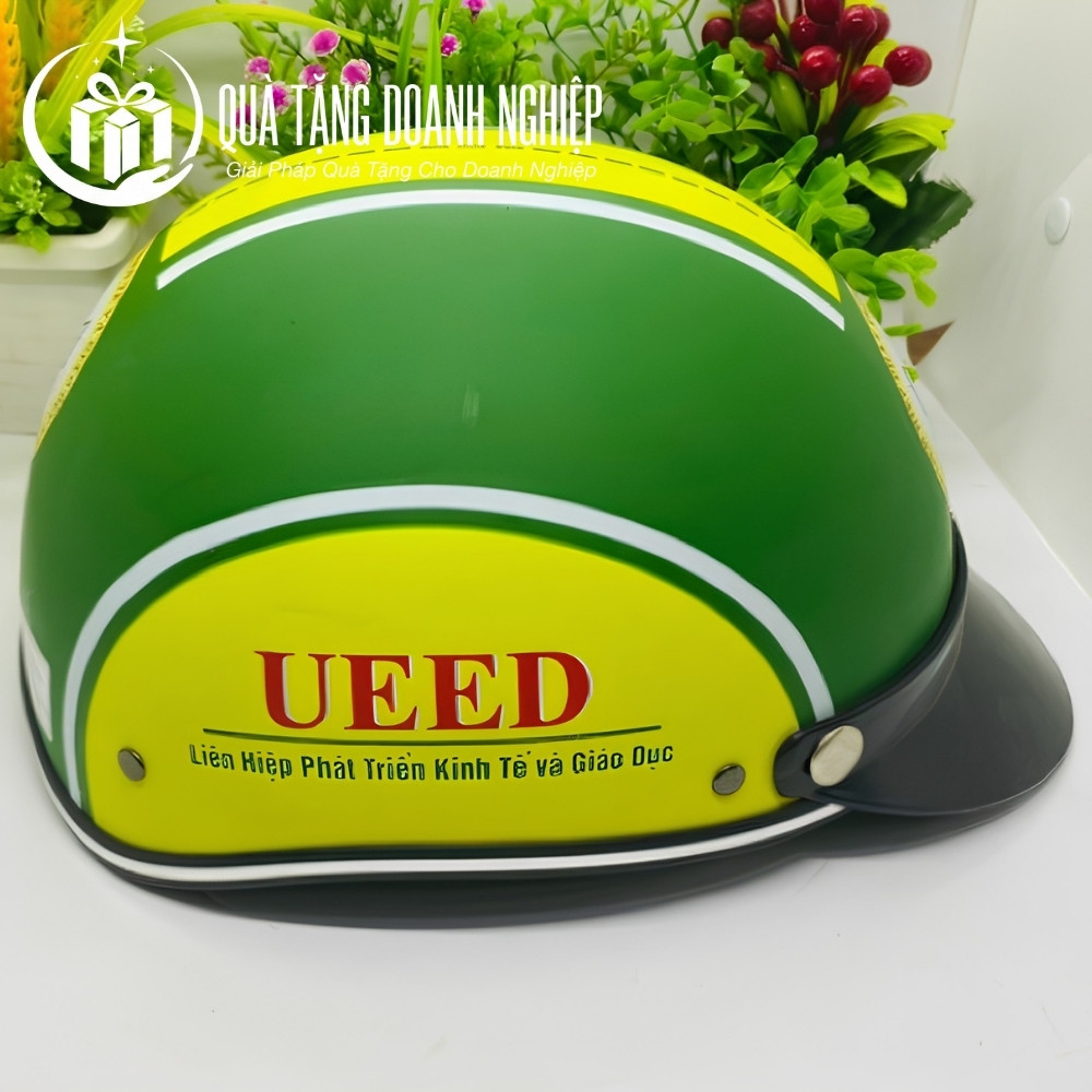 Mũ bảo hiểm in logo quà tặng