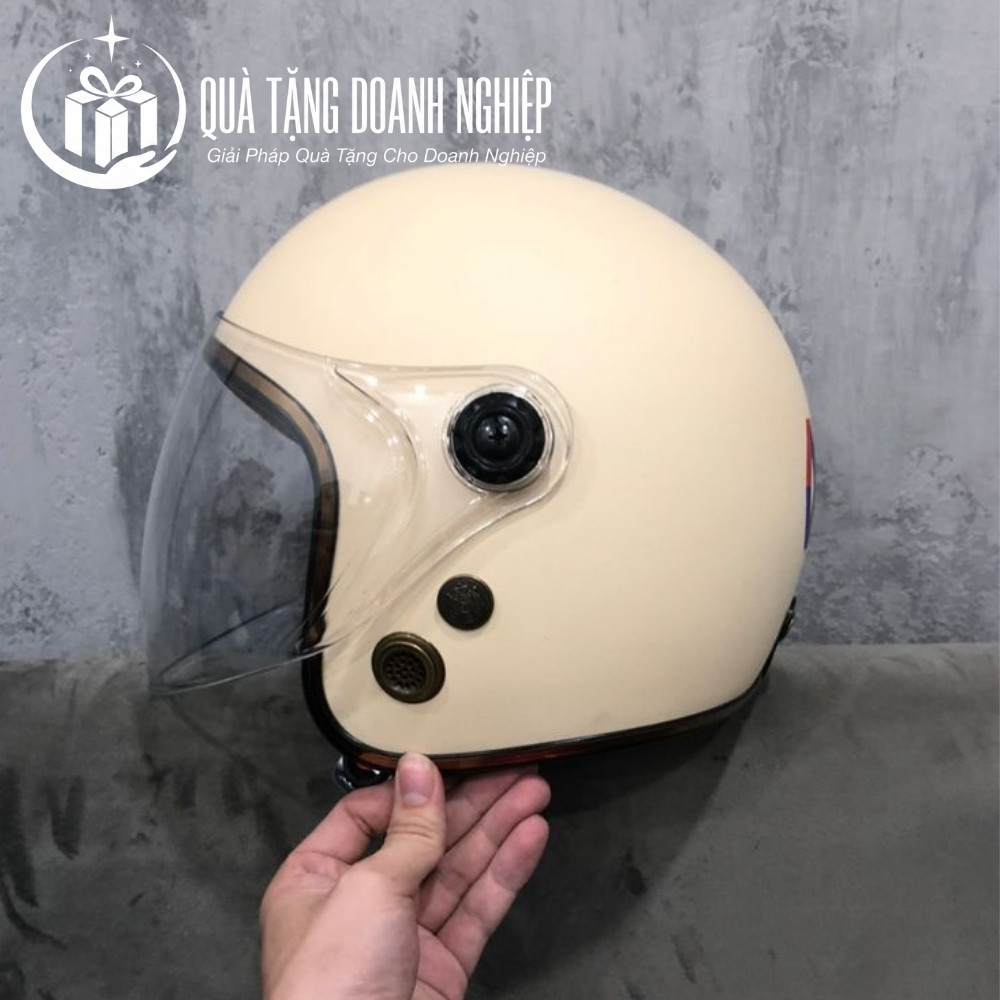 Mũ bảo hiểm in logo quà tặng