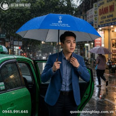 Cấu trúc khung xương hợp kim thép cứng cáp nâng đỡ tán ô hai lớp bền bỉ chịu lực tốt