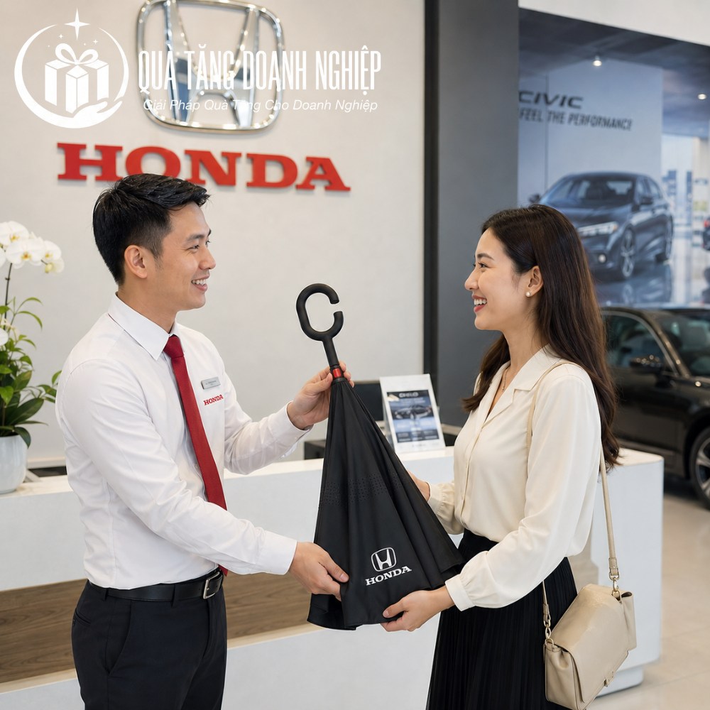 Ô gấp ngược quà tặng ngành ô tô
