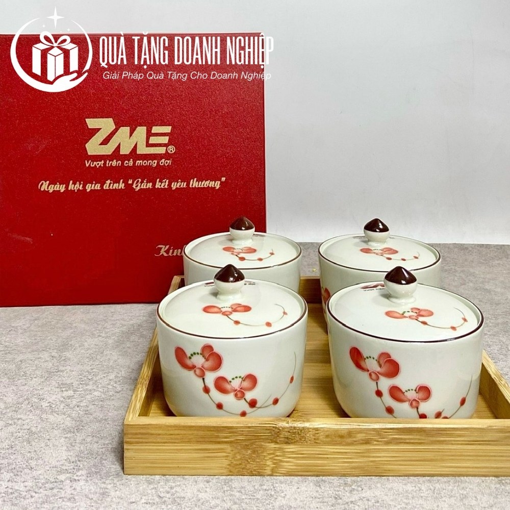 Khay mứt tết in logo quà tặng