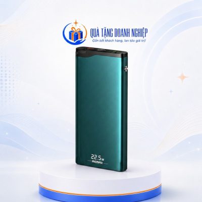 Sạc dự phòng 10000mah 225w remax rpp 201 màu xanh lá in logo quà tặng SDP-03 - Ảnh đại diện