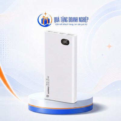 Sạc dự phòng 20000mah 22.5 remax rpp-292 màu trắng in logo quà tặng SDP-06 - Ảnh đại diện