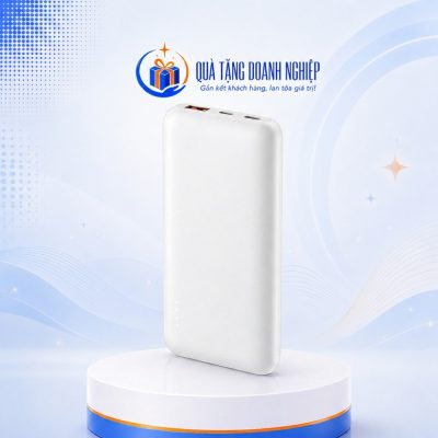 Sạc dự phòng akus dp230 10000mah màu trắng in logo quà tặng SDP-10 - Ảnh đại diện