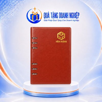 Sổ còng hở A5 màu nâu in logo quà tặng SD-16 - Ảnh đại diện