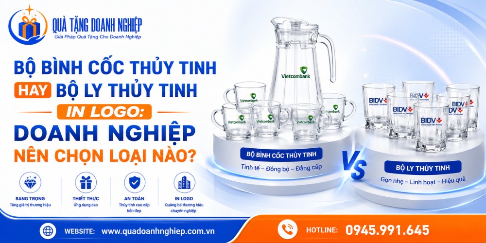 Lựa chọn bộ bình cốc thủy tinh hay bộ ly thủy tinh