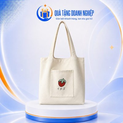 Túi Canvas 2 Ngăn In Logo Quà Tặng TVQT-08 - Ảnh đại diện