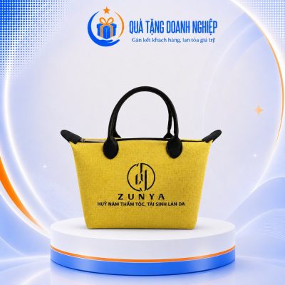 Túi vải canvas Cói Có Khóa Kéo In Logo Quà Tặng TVQT-19 - Ảnh đại diện