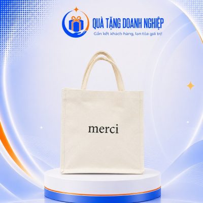 Túi vải canvas Merci In Logo Quà Tặng TVQT-13 - Ảnh đại diện