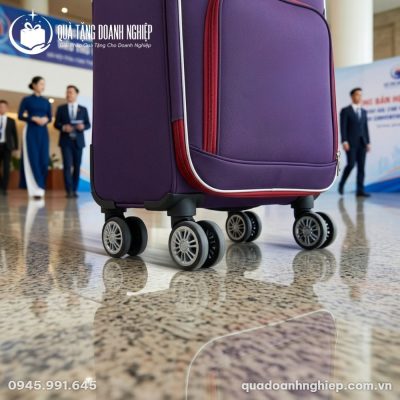 Vali Vải Khóa Số In Logo Quà Tặng Doanh Nghiệp