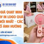 Bảng giá quạt cầm tay in logo