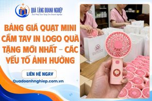 Bảng giá quạt cầm tay in logo