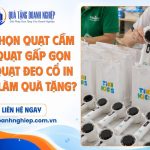 Lựa chọn kiểu dáng quạt quà tặng in logo