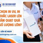 Kỹ thuật in logo thương hiệu trên quạt điện mini quà tặng