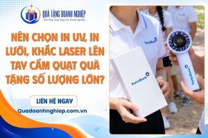 Kỹ thuật in logo thương hiệu trên quạt điện mini quà tặng