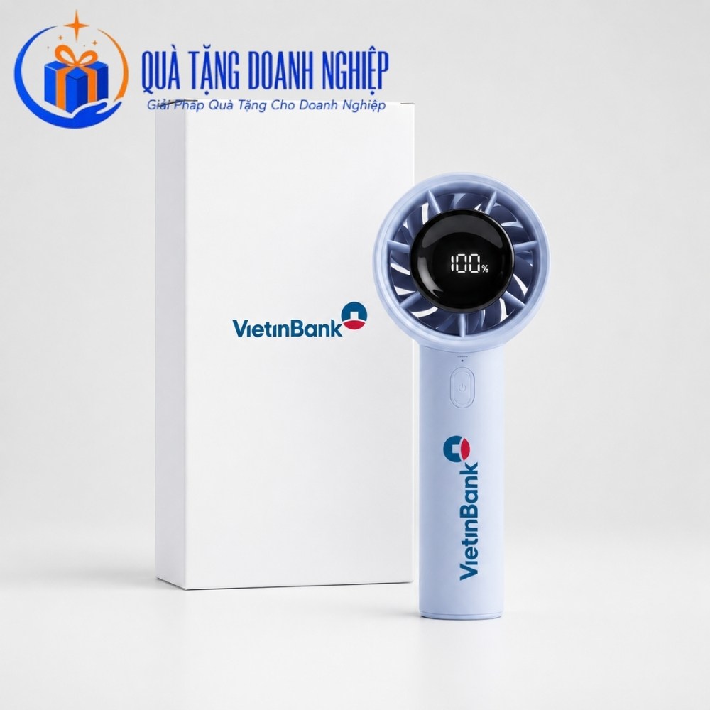 Quạt điện in logo quà tặng