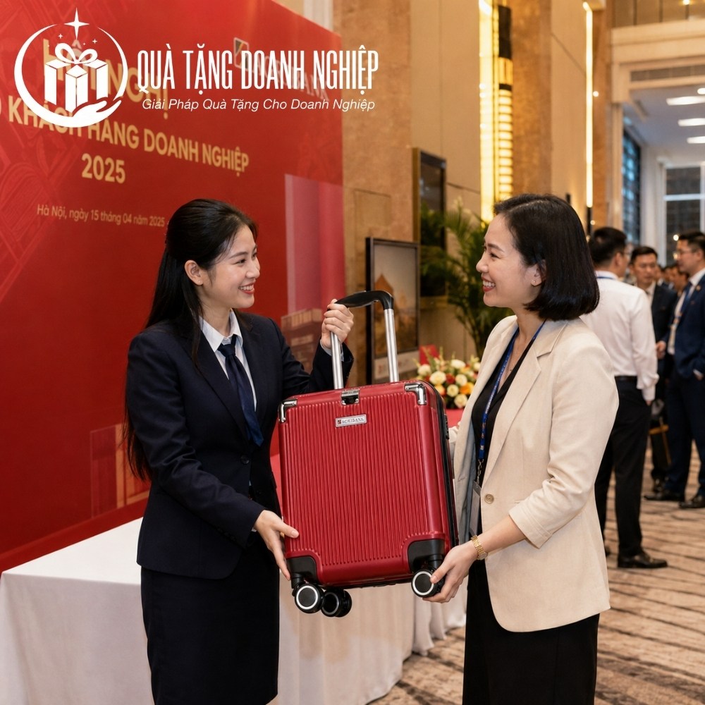 Vali in logo quà tặng