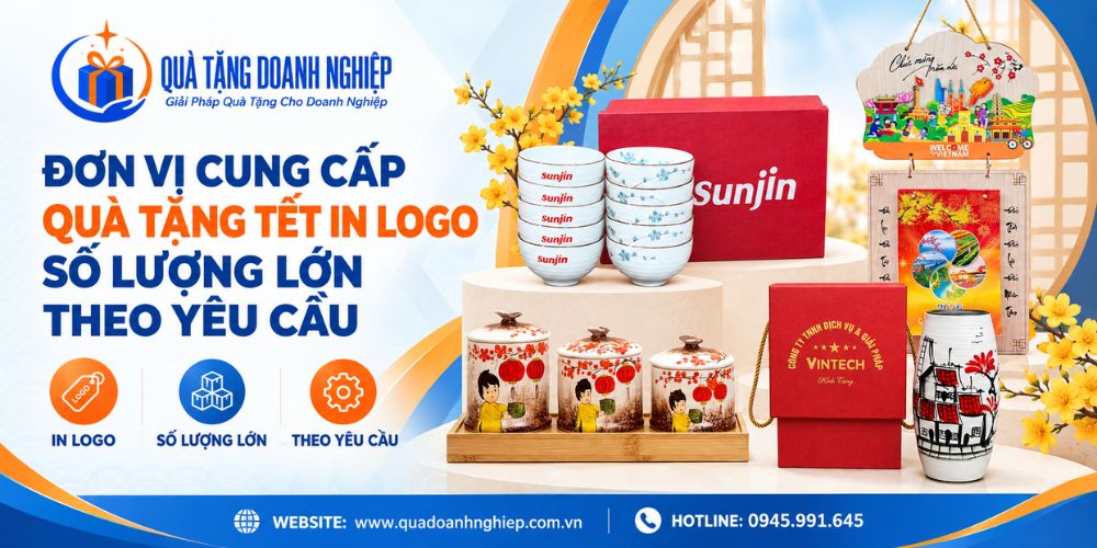 Đơn vị cung cấp quà tết in logo